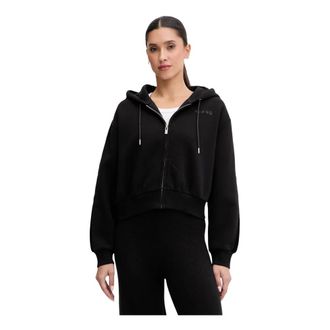 Guess Aelia Hoodie - - Sweatshirts & Hoodies - Donna - Nero - L