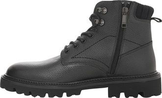 HUGO BOSS Julyo Halb Veterlaars - Heren - Schoenen - Zwart - Maat: 43 EU Wol