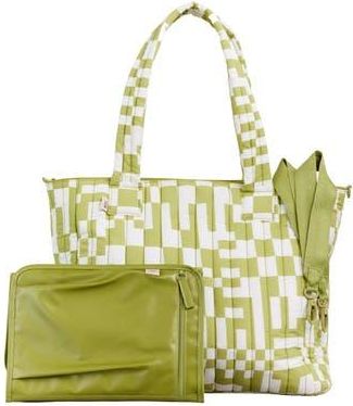 Béis Reversible Cotton Canvas Tote Diaper Bag in Check at Nordstrom Rack