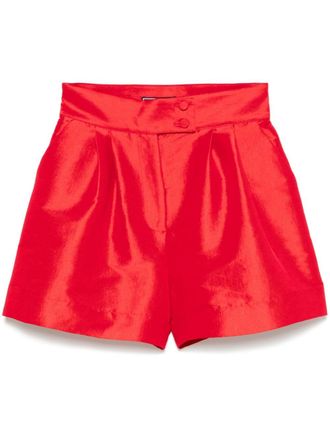 Styland Shorts in taffetà - Rosso