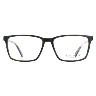 Ted Baker Rectangle Mens Brown Tortoise Glasses - One Size