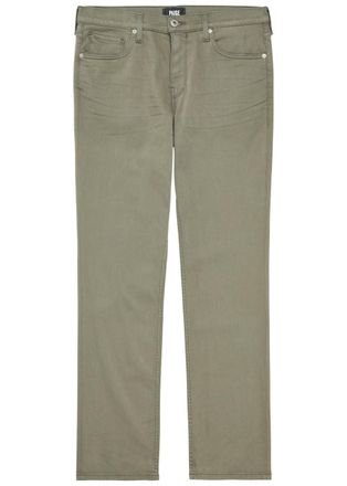Paige Federal Slim Straight-leg Jeans - Grey - 38 (W38 / Xxl)