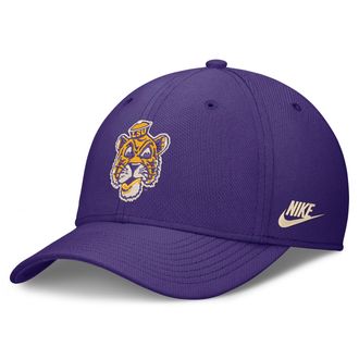 Nike LSU Legacy Rise Vintage Nike Mens Dri-FIT College Hat in Purple | NC0351LLOV-SUH