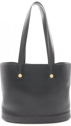 Herm&egrave;s Black Ardennes Leather Handbag Tote Bag (Pre-Owned)