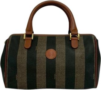 Fendi Pre-owned Plastic Handbag - Dames - Vintage Handtas - Bruin - ONE Size - Vintage