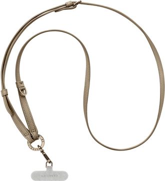Casetify Pebbled Cross-body Strap - Greige