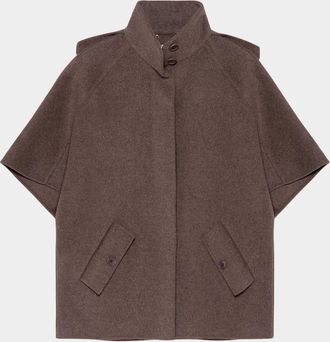 SIMKHAI Luly Wool-Blend Poncho