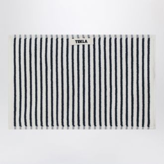 Tekla White striped guest towel 30x50