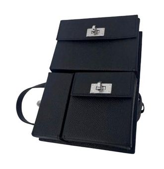 Hermès Limited Edition Black Kelly Multipocket