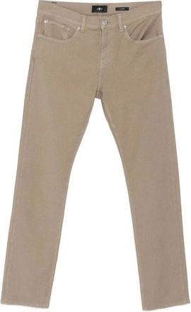 7 For All Mankind Slimmy Jeans - Heren - Regular Fit Jeans - Groen - W30 - Denim - Jeans