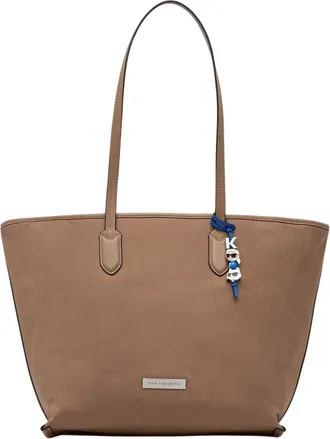 Karl Lagerfeld Tassen, Dames, Bruin, ONE Size, Ikon Tote Bag