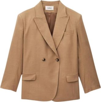 BA&SH Jacket Clay - Dames - Blazers - Bruin - XS - Jassen