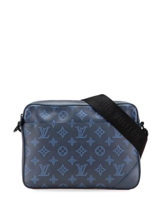Louis Vuitton 2020-2024 Monogram Shadow Duo Messenger crossbody bag - unisex - Calf Leather - One Size - Blue