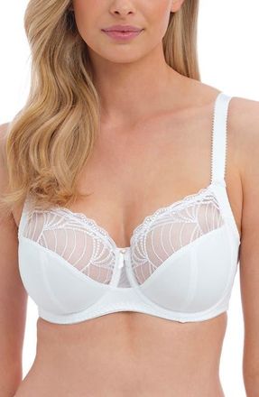 Fantasie Adelle Underwire Side Support Bra in White at Nordstrom, Size 30Dd