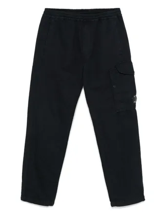 C.P. Company tapered cargo pants - men - Linen/Flax/Cotton - 50 - Blue