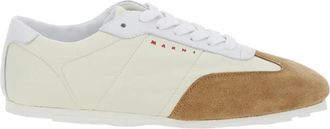 Marni Witte Sneakers voor een stijlvolle look - Dames - Sneakers - Wit - 36 EU - Schoenen
