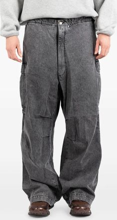 Société Anonyme cotton pocket jeans - unisex - Cotton - M - Grey