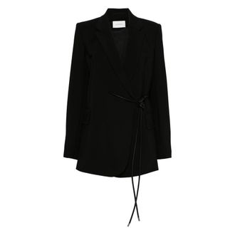 Sportmax Self-tie Wrap Blazer