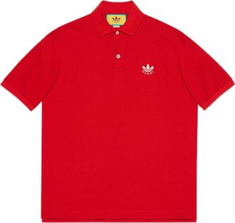 Gucci x adidas Cotton Piquet Polo Red 700497-XJEL0-6290