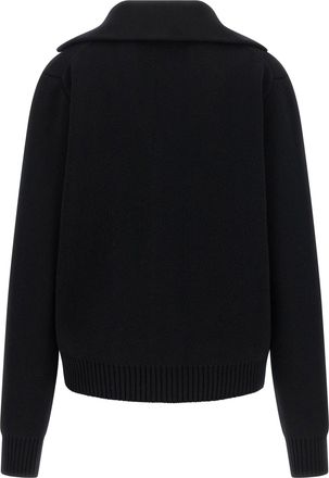 Dolce & Gabbana Embroidered Wool Cardigan - Black