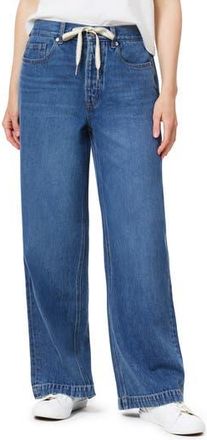 Scotch & Soda Drawstring Wide Leg Jeans in Two Bridges at Nordstrom Rack, Size X-Small