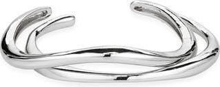 Nordstrom Rack Demi-Fine 2-Pack Cuff Bracelets in Silver at Nordstrom Rack
