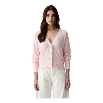 Guess Nina Cardigan - Dames - Truien - Roze - Maat: XS Viscose