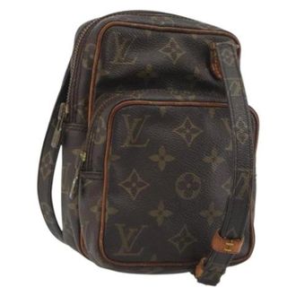 Louis Vuitton Tweedehands Canvas Louis Vuitton tassen - Dames - Pre-owned - Bruin - Maat: ONE Size