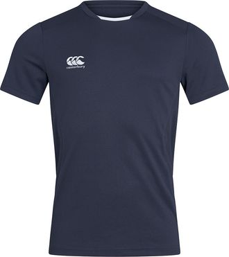 Canterbury Of New Zealand Unisex T-shirt Club Dry voor volwassenen (Marine)
