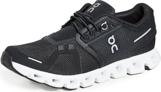 On Womens Cloud 5 Textile Synthetic Trainers, 4.5 UK Black White
