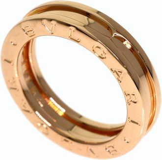 Bulgari B.Zero1 Pink Gold (18K) Band Ring (Pre-Owned)