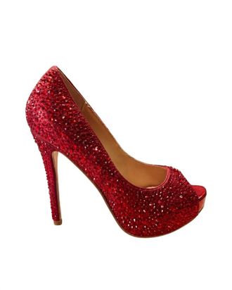 Lauren Lorraine Womens Ruby Nights Rhinestone Heels In Valiant