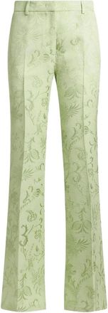 Etro Pantaloni Verde-Donna