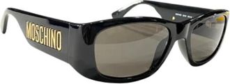 Moschino Pre-owned Plastic sunglasses - Dames - Vintage Accessoires - Zwart - ONE Size - Vintage