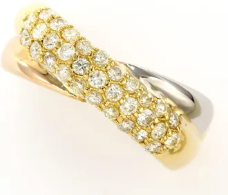 C&A Pink Gold Platinum Yellow Gold Yellow Gold (18K) Pink Gold (18K) Platinum 900 Band Ring (Pre-Owned)