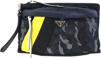 Prada Pre-owned Borsa a mano in nylon - - Pre-owned - Uomo - Multicolore - ONE SIZE
