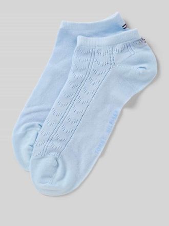 Tommy Hilfiger Sneaker-Socken aus Lyocell-Mix im 2er-Pack in Hellblau, Gr&ouml;&szlig;e 35-38