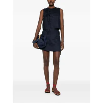 Bondi Born Leiden Wrap Skirt - Navy