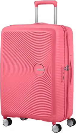 American Tourister Koffer AMERICAN TOURISTER Soundbox Sun Kissed, Damen, Gr. B/H/T: 29cm x 67cm x 46,5cm, rot (coral), Polypropylen, Koffer Koffer