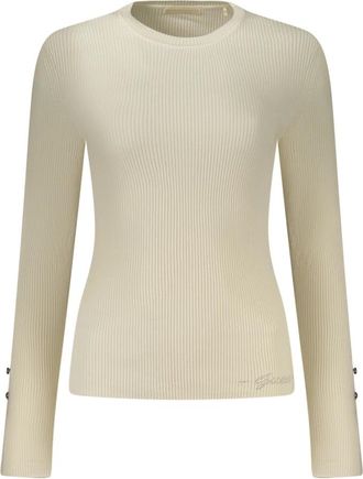 Guess Truien & Vesten, Dames, Wit, XS, Trui met lange mouwen