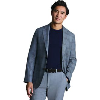 CHARLES TYRWHITT Italian Jacket in Mid Blue at Nordstrom, Size 44