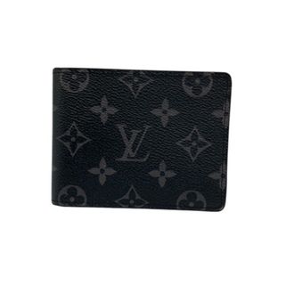 Louis Vuitton Monogram Eclipse Black Gray Monogram Eclipse Wallet (Bi-Fold) (Pre-Owned)