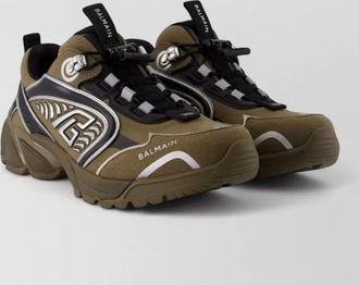 Balmain leather cosmic dust low-top sneakers