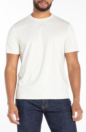 Liverpool L.A. Cotton Blend Crewneck T-Shirt in Parchment at Nordstrom, Size Large