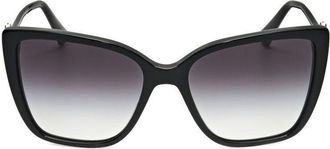 Bulgari Grey Gradient Butterfly Ladies Sunglasses BV8247B 501/8G 55