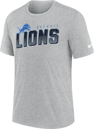 Nike Detroit Lions Nike Mens NFL T-Shirt in Grey | NJFD06G9J-Y8X