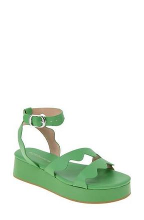 BCBGeneration Faye Strappy Platform Sandal in Clover at Nordstrom Rack, Size 7