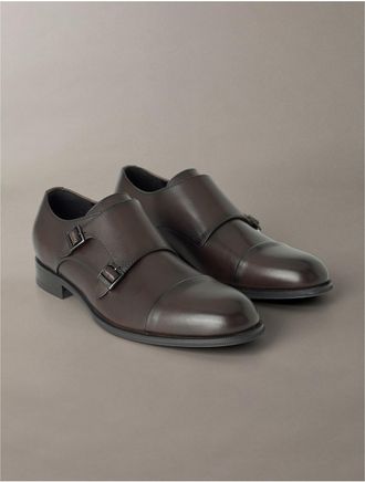 Calvin Klein Mens Mens Rekben Dress Shoes - Brown - 10.5
