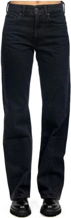 7 For All Mankind Straight Jeans - Dames - Regular Fit Jeans - Zwart - W27 - Jeans