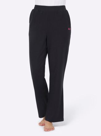 Feel Good Dehnbund-Hose FEEL GOOD, Damen, Gr. 36/38, Normalgr&ouml;ssen, schwarz, 95% Baumwolle, 5% Elasthan, unifarben, Hosen Dehnbund-Hose